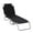 Black, variant on Outsunny Folding Outdoor Lounge Chair, Portable Reclining Beach Lounger with Breathable Mesh Fabric, Sun Lounge Bed Camping Cot for Patio, Garden, Poolside, Grey
