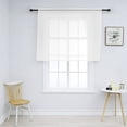 thumbnail image 1 of 1Pc Solid Color Modern Sheer Small Curtain for Kitchen and Living Room 52 x 36 Inch, 1 of 6