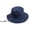 Navy, variant on Lroveb Bucket Hats for Men Wide Boonie Hat Unisex Top Military Beach Solid Outdoor