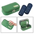 thumbnail image 4 of Estuche de viaje con enfriador de insulina a prueba de agua para medicamentos y suministros para diabéticos paquete frío Verde jinwen enfriador de viaje, 4 of 8