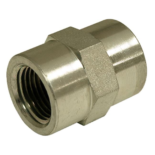 Apache 39035412 0.5 in. Female Pipe x 0.38 in. Female Pipe Hydraulic Adapter