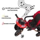 thumbnail image 2 of Triciclo Infantil Tipo Carriola con Bastón Ajustable Luz y Sonido-Rojo, 2 of 8