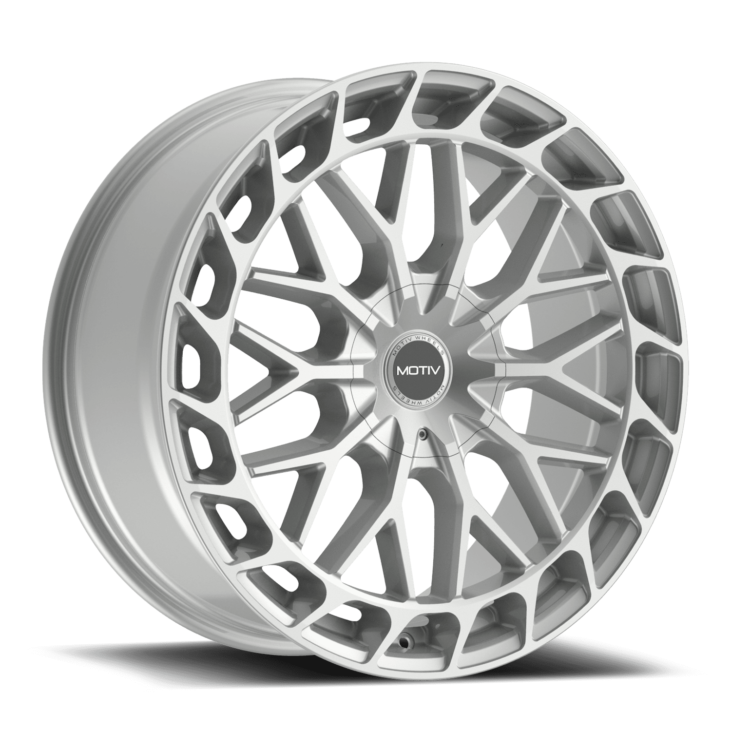 20x8.5 Motiv 442B Breach Gloss Black Wheel 5x112/5x4.5 (40mm