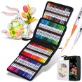 thumbnail image 1 of ZSCM-rotuladores artísticos con punta de pincel fino, 72 colores, para colorear huevos de Pascua, libros para colorear para adultos, 1 of 4