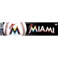 thumbnail image 1 of Miami Marlins 3" x 12" Bumper Strip MLB Baseball Sticker Decal, 1 of 1