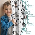 thumbnail image 3 of Blackout Kids Curtains,Schnauzer Dogs with Paw Childrens Insulated Curtains Set Of 2,Bedroom Essentials,Toddler Room Decor 42x54in(106x137cm), 3 of 4