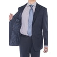 thumbnail image 6 of LN LUCIANO NATAZZI Men's Two Button Suit Side Vent Jacket Super 160'S Wool Suit New French Blue, 6 of 7