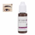 thumbnail image 3 of Eyebrow  Pigment,  Ink Semi Permanent Leakage Proof Mild Noticeable Color  For Practice Brown Coffee,Light Coffee,Gray Coffee,Natural Coffee,Red,Peach Red,Orange Red, 3 of 8