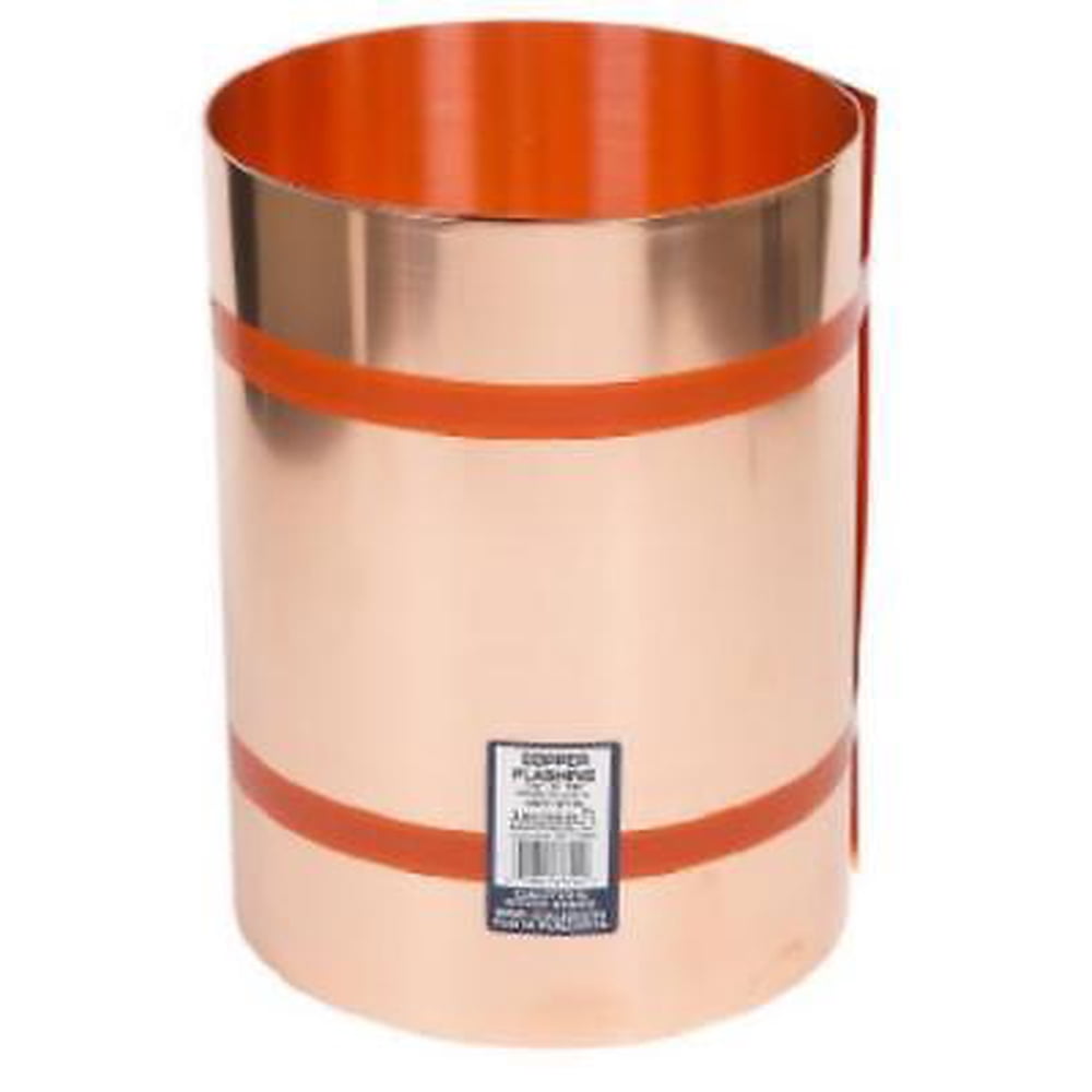 14" x 10' Copper Flashing 16 OZ .021" For Use In Valleys