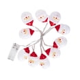 thumbnail image 2 of Monstrate navideñas Papá Noel Copos de nieve Muñeco de nieve Árbol de Navidad con adaptador Decoraciones de fiesta para patio Cocina y Comedor Monstrate  HA067245-00, 2 of 6