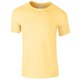 thumbnail image 1 of Gildan - Suave básica camiseta de manga corta para hombre - 100% algodón gordo (Amarillo Bruma), 1 of 2