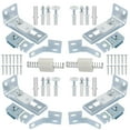 thumbnail image 3 of POINTERTECK Kit de Réparation de Quincaillerie de Porte Pliante 27/54 Pcs, Pièces de Réparation de Porte Pliante en Métal, Accessoires de Remplacement de Porte Coulissante Multi-Usage avec Piv Supérieur et Inférieur de 3/8 Pouces, 3 of 11