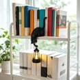 thumbnail image 3 of Cat Bookshelf Lantern, Cat Figurine with LED Shelf Decor, Retro-Style Night Light, for Porches, Patios, and Bookshelves Cat Lovers Night Light Edge Black, 3 of 6