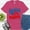 Berry, variant on God Bless America T-Shirt | Patriotic USA Flag Tee for Men and Women , Natural, S