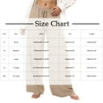 thumbnail image 2 of Wyobmus Women's Wide Leg Linen Pants With Pockets Lightweight Elastic Waisted Drawstring Loose Lounge Trousers Brown, 2 of 4