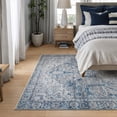 thumbnail image 2 of Bloom Rugs Washable Non-Slip 5' x 7' Rug - Blue / Gray Traditional Oriental Area Rug for Living Room, Bedroom, Dining Room, and Kitchen - Exact size: 5' x 7', 2 of 8