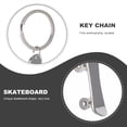 thumbnail image 4 of Miangastore Simple Design Silver Zinc Alloy 5Pcs 2.2x1.2in, 4 of 8