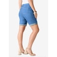 thumbnail image 3 of Roaman's Women's Plus Size 24/7 Stretch Cuffed Short, 3 of 4