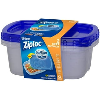 Ziploc Snap N Seal Food Storage Meal Prep Containers, Reusable for Kitchen  Organization, Dishwasher Safe, 10 Piece Set, 56 Ounce, Compatible with