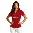 thumbnail image 6 of 2026 New Mexico Soccer Jersey Womens Mexico National Team Graphic Style, Mexican Jersey Soccer T-Shirt, V-Neck Short Sleeve Sport Tee for Travel and Everyday Wearing for Adult, 6 of 6