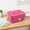 Pink, variant on Metal Money Box with Lock, Mint Green Cash Organizer, Small Security Box for Home and Office