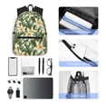 thumbnail image 6 of Lsque Lilies Flowers Classic Casual Backpack - Large Capacity Water-Resistant Backpack for School, Work, Travel, and Outdoor Activities, 6 of 8