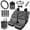 Elephant Floral Tribal, variant on HUIACONG Highland Cow Sunflower Aztec Car Seat Covers Full Set 14 Pcs Universal Fit Anti-Slip Washable Vehicle Interior Accessories with Steering Wheel Cover Seat Belt Pads