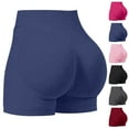 thumbnail image 5 of Tumotour Yoga Shorts For Women Butt Lifting High Waisted Athletic Running Seamless Workout Gym Running Shorts Biker Yoga Shorts, 5 of 5