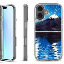 For iPhone 17 Shockproof Protective Phone Case, by OneToughShield - Starry Night Fuji