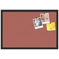 thumbnail image 2 of PinPix 30x20 Custom Cork Bulletin Board Crimson Pastel Poster Board Has a Fabric Style Canvas Finish, Framed in Crimson Pastel, by ArtToFrames (PinPix-1807), 2 of 5