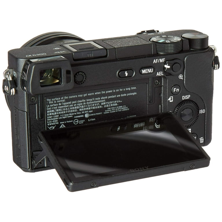 Restored Sony Alpha a6300 Mirrorless Camera Interchangeable