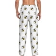 thumbnail image 2 of Bixox Men's Bee Patterned Pajama Pants with Pockets Lounge Clothes for Home, 2 of 5