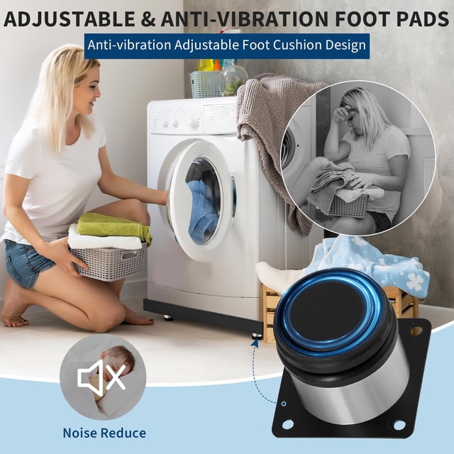 AKDSteel Heavy-Duty Carbon Steel Washing Machine Drain Pan, Rust-Proof Leak Protection With Outlet Switch, Drain Hole, Hose Adapter, And Waterproof Tape