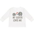 thumbnail image 3 of Inktastic My Auntie Loves Me Boys or Girls Long Sleeve Toddler T-Shirt, 3 of 5