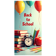 thumbnail image 1 of Back to School Books Clock Kids Poster Backdrop Banner Classroom Supplies Educational Decorations School Event Party Photography Props, 1 of 4