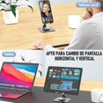 thumbnail image 4 of Soporte para Celular, Sebami Ajustable Soporte Celular Mesa Universal Multiángulo Soporte Ajustable, Base Stand Holder Celular Plegable, Stand Portable para IPad, Telefono, 4 of 17