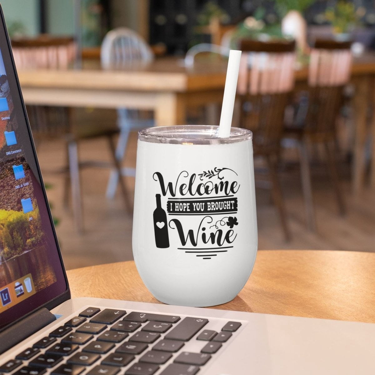 ProSub 12oz Wine Tumbler Stemless Sublimation Blanks White - 50 Pack