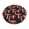 thumbnail image 2 of Round Bar Stool Seat Covers, Forest Mushrooms Elastic Round Chair Cover Stool Seat Slipcover Bar Stool Cushions Round Pad for 12-14 inch, 2 of 7