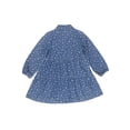 thumbnail image 5 of Wonder Nation Toddler Girl Denim Dress, Sizes 12M-5T, 5 of 5