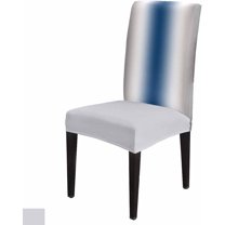 Dining Chair Covers Set of 4,Modern Minimalist Line Art Universal Stretch Kitchen Seat Covers Parsons Chair Protector Slipcover for Home Restaurant Party Decor,Abstract Grey White Gradient