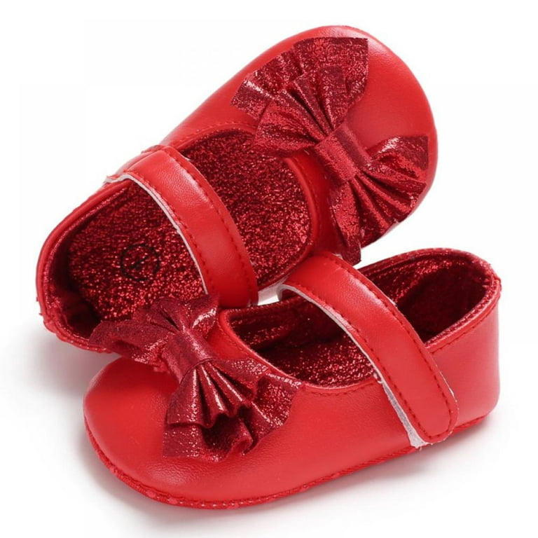 Baby Girls Shoes Princess Bow Spring New Non Slip Soft Bottom Little  Children Shoes Size 21 25 From Dear_kids2019, $14.1