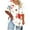 White^, variant on Jjayotai Plus-Size-Tops-for-Women, Summer Loose Fit Short Sleeve Casual V Neck Shirts, Trendy Gradient Color Tees, Ladies Tops and Blouses Green^ XL