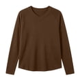 thumbnail image 5 of jjayotai Long Sleeve Shirts for Women Fall Outfit 2026 Fashion Casual T Shirt V Neck Basic Loose Tunic Tops, 5 of 6