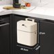 thumbnail image 2 of 10L Cubo de Basura Colgante con Tapa,Basurero para Cocina,Bote de Basura,Cesto de Basura de Pared de Cocina con Tapa sin Taladrar,Deslizante Abierto,Adecuado pare Baño,Dormitorio,Oficina, 2 of 4