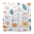 thumbnail image 2 of Yayeee Shower Curtain with Hooks 72"x72" Waterproof Fabric Bathroom Hanging Decor, Cartoon Doodles, 2 of 5