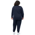thumbnail image 3 of Terra & Sky Women's Plus Size Fleece Sweatshirt and Sweatpant Set (0X-4X), 3 of 10