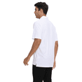 thumbnail image 2 of Zfeel Men's Stretch Polo Shirt Z7739, Polo for Men's, Smooth Nylon-Spandex, Snap Buttons, White, 4XL, 2 of 5
