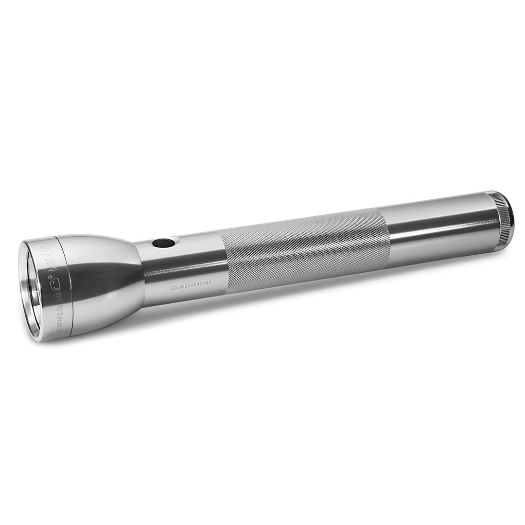 MAGLITE 3 CELL D  ML300L LED FLASHLIGHT SILVER-BLISTER PACK