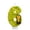 Green, variant on Champion's Party Candle - Creative Cartoon Number 2 Birthday Candle with Soccer Ball & Trophy Design - Birthday Parties, Soccer Themed Celebrations, Championship Events