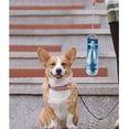 thumbnail image 5 of Bouteille d'Eau pour Chien, Distributeur d'Eau Portable 550ml pour Chiens et Chats, Bouteille d'Eau pour Chien de Compagnie, pour Randonnée, Voyage, Camping - Bleu, 5 of 5